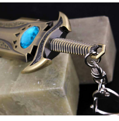 LOL The Barbarian King Tryndamere Sword Keychain