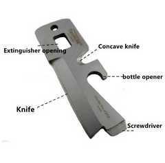 EDC Gear 5 in 1 Small Keychain Knife